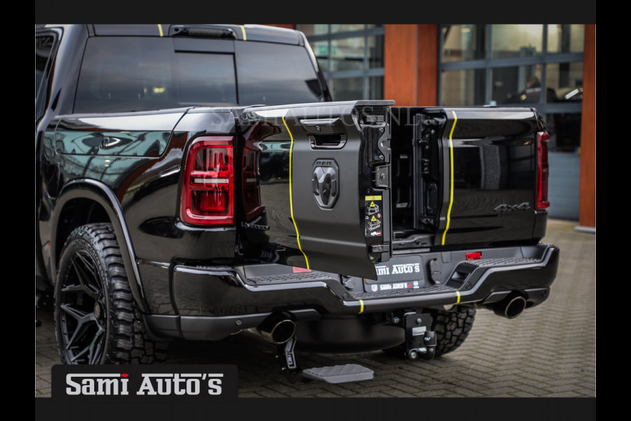 Dodge Ram 1500 DE MEEST LUXUEUZE PICK UP LIMITED NIGHT HIGH OUTPUT H.O 540PK 706 Nm 2025 | XB9 | MASSAGE | BOM VOL | CREW CAB | DUBBELE CABINE | GRIJSKENTEKEN | VOORRAAD NR 2353 - 5412