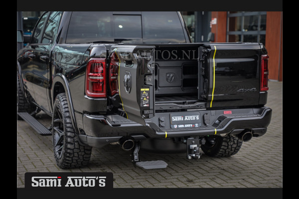 Dodge Ram 1500 DE MEEST LUXUEUZE PICK UP LIMITED NIGHT HIGH OUTPUT H.O 540PK 706 Nm 2025 | XB9 | MASSAGE | BOM VOL | CREW CAB | DUBBELE CABINE | GRIJSKENTEKEN | VOORRAAD NR 2353 - 5412