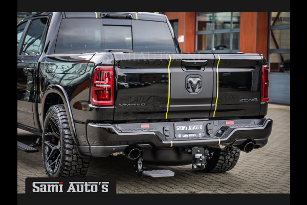 Dodge Ram 1500 DE MEEST LUXUEUZE PICK UP LIMITED NIGHT HIGH OUTPUT H.O 540PK 706 Nm 2025 | XB9 | MASSAGE | BOM VOL | CREW CAB | DUBBELE CABINE | GRIJSKENTEKEN | VOORRAAD NR 2353 - 5412