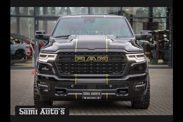 Dodge Ram 1500 LIMITED NIGHT HIGH OUTPUT | DE MEEST LUXUEUZE PICK UP | H.O 540PK 706 Nm 2025 | XB9 | MASSAGE | BOM VOL | CREW CAB | DUBBELE CABINE | GRIJSKENTEKEN | 5 PERSOONS | VOORRAAD NR 2337 - 7694