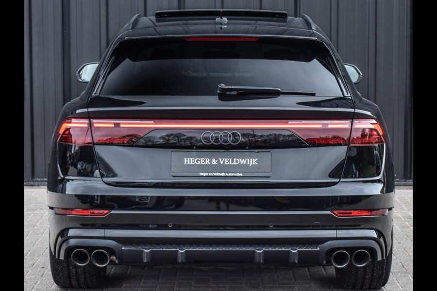 Audi Q8 55TFSI e QUATTRO PRO LINE S COMPETITION | S-SEATS | PANORAMADAK | 4 WIEL BESTURING | B&O SOUND | HEAD-UP | LUCHTVERING | DAB+ |