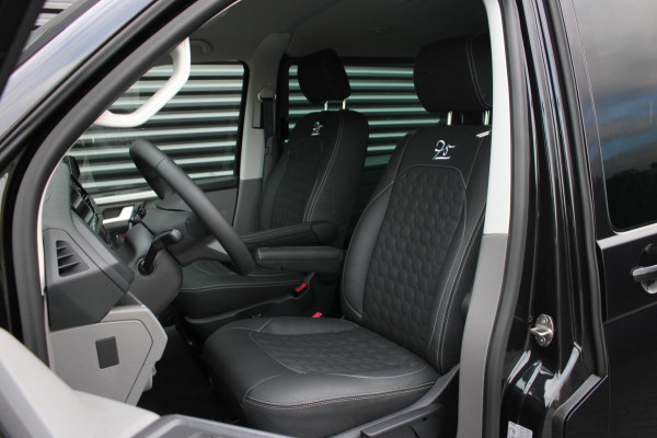 Volkswagen Transporter 2.0 TDI L2H1 150PK BULLI FULL BLACK / JB- EDITION / 2X SCHUIFDEUR / VERLAGINGSVEREN / DUBBEL CABINE / FULL