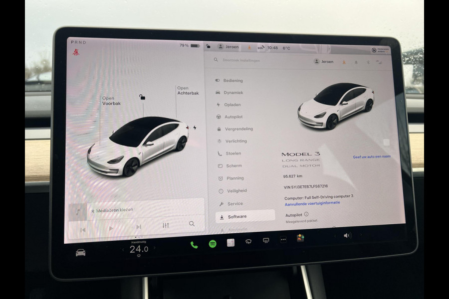 Tesla Model 3 Long Range AWD 75 kWh 1e Eigenaar,Autopilot,Panodak,BTW Auto,Leder,360 Camera,NL Auto,N.A.P,APK tot 12-2025