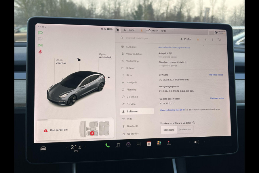 Tesla Model 3 Long Range AWD 75 kWh Trekhaak,1e Eigenaar,Autopilot,Panodak,BTW Auto,Leder,360 Camera,NL Auto,Lmv,N.A.P,APK tot 12-2025