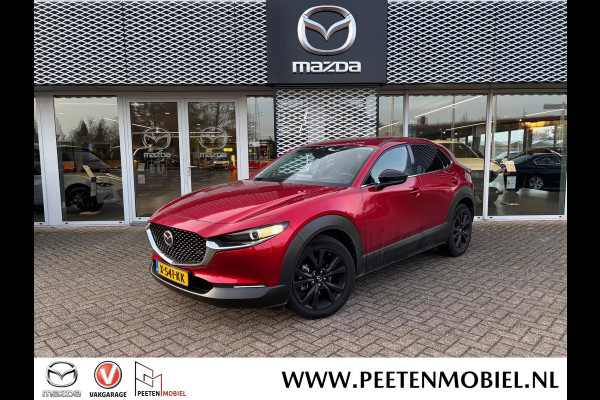 Mazda CX-30 2.0 e-SkyActiv-X M Hybrid Homura AUTOMAAT | DEALERONDERHOUDEN | WEINIG GEREDEN | 4-SEIZOENSBANDEN |