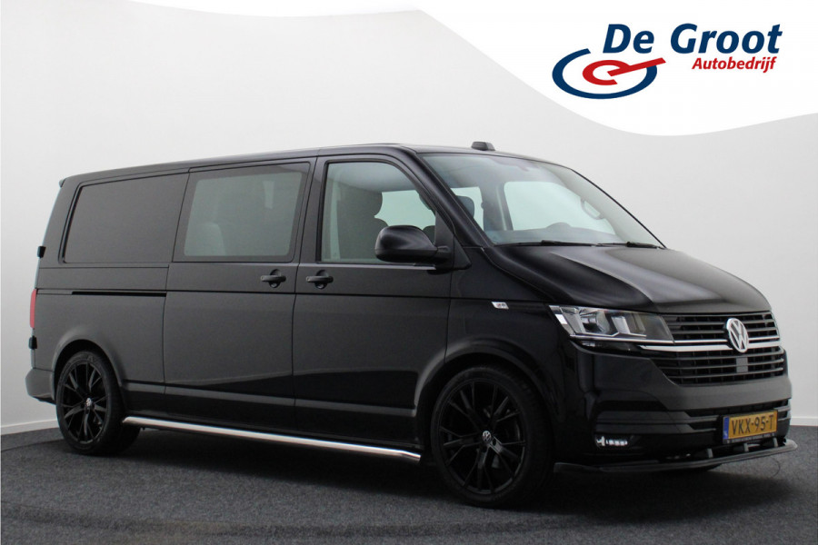 Volkswagen Transporter 2.0 TDI L2H1 DC Comfortline 5-Zits, Airco, Cruise, PDC, Navigatie, Trekhaak, Side-Bars, DAB, 20''