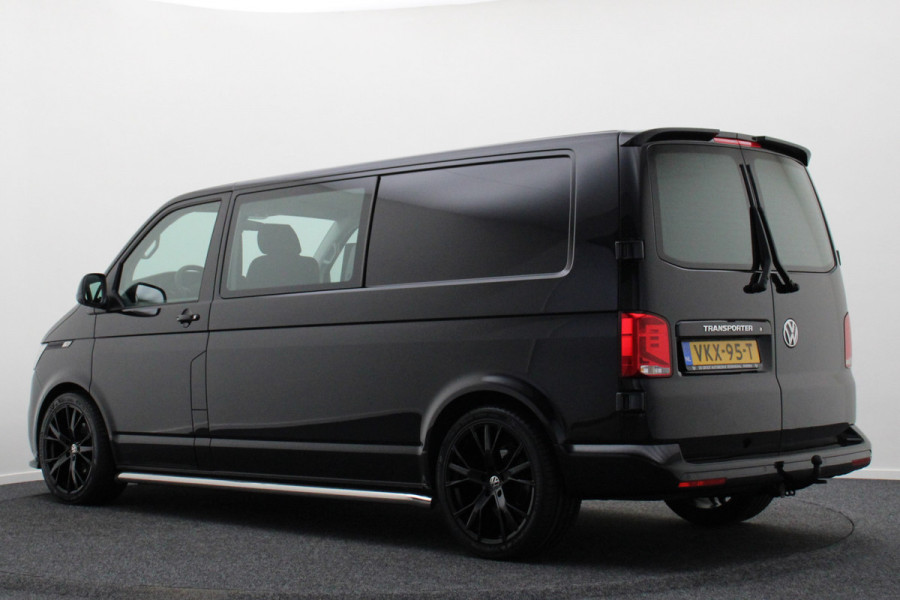 Volkswagen Transporter 2.0 TDI L2H1 DC Comfortline 5-Zits, Airco, Cruise, PDC, Navigatie, Trekhaak, Side-Bars, DAB, 20''