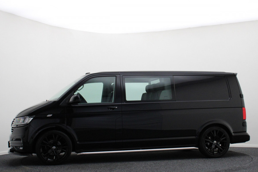 Volkswagen Transporter 2.0 TDI L2H1 DC Comfortline 5-Zits, Airco, Cruise, PDC, Navigatie, Trekhaak, Side-Bars, DAB, 20''