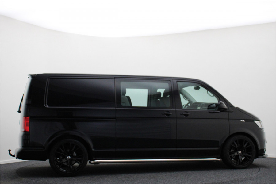 Volkswagen Transporter 2.0 TDI L2H1 DC Comfortline 5-Zits, Airco, Cruise, PDC, Navigatie, Trekhaak, Side-Bars, DAB, 20''