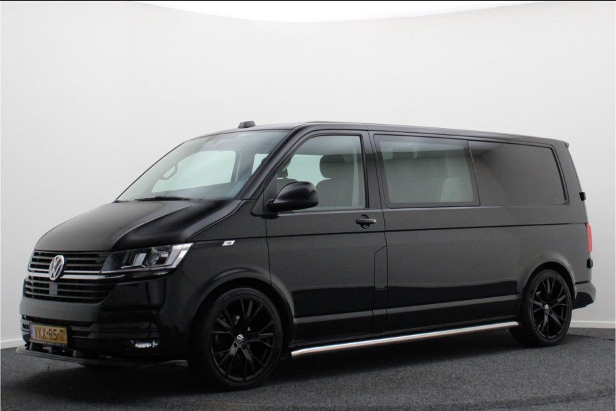 Volkswagen Transporter 2.0 TDI L2H1 DC Comfortline 5-Zits, Airco, Cruise, PDC, Navigatie, Trekhaak, Side-Bars, DAB, 20''