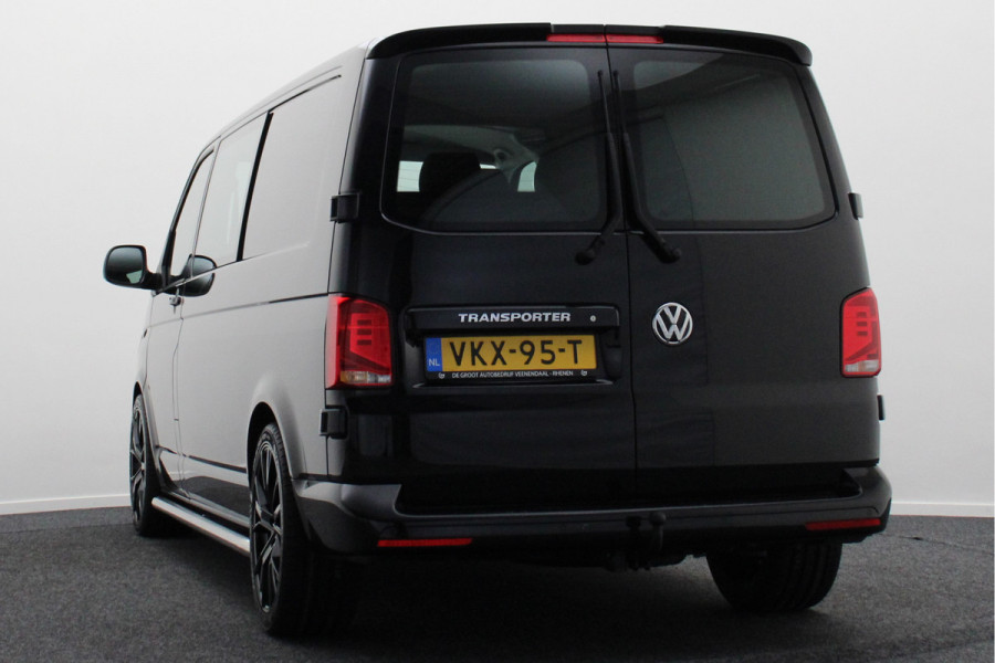 Volkswagen Transporter 2.0 TDI L2H1 DC Comfortline 5-Zits, Airco, Cruise, PDC, Navigatie, Trekhaak, Side-Bars, DAB, 20''