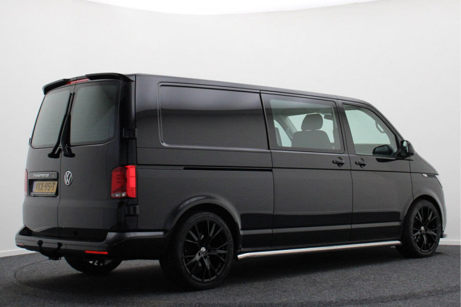 Volkswagen Transporter 2.0 TDI L2H1 DC Comfortline 5-Zits, Airco, Cruise, PDC, Navigatie, Trekhaak, Side-Bars, DAB, 20''