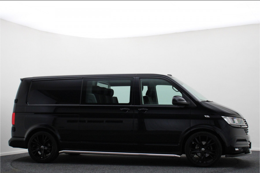 Volkswagen Transporter 2.0 TDI L2H1 DC Comfortline 5-Zits, Airco, Cruise, PDC, Navigatie, Trekhaak, Side-Bars, DAB, 20''