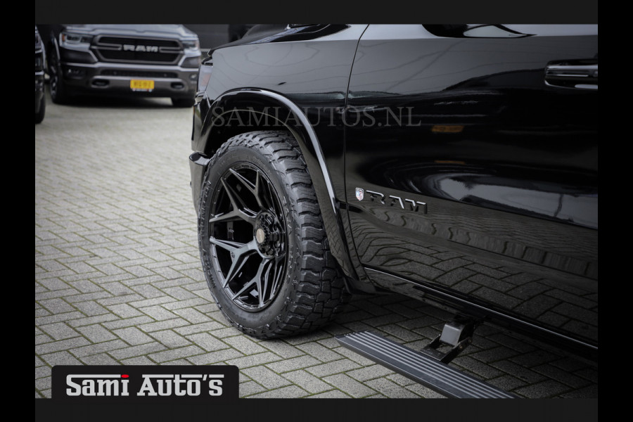 Dodge Ram 1500 LONGHORN| BLACK OPS | HUD & VIRTUAL | PRIJS MET LPG + HEAD UP ADG + DEKSEL + PANORAMADAK GWJ + LUCHTVERING SER + BOM VOL |  CREW CAB | DUBBELE CABINE | 5,7L V8 HEMI 402 PK 4X4 | 5 PERSOONS | GRIJSKENTEKEN | VOORRAAD NR 2185 - 9547