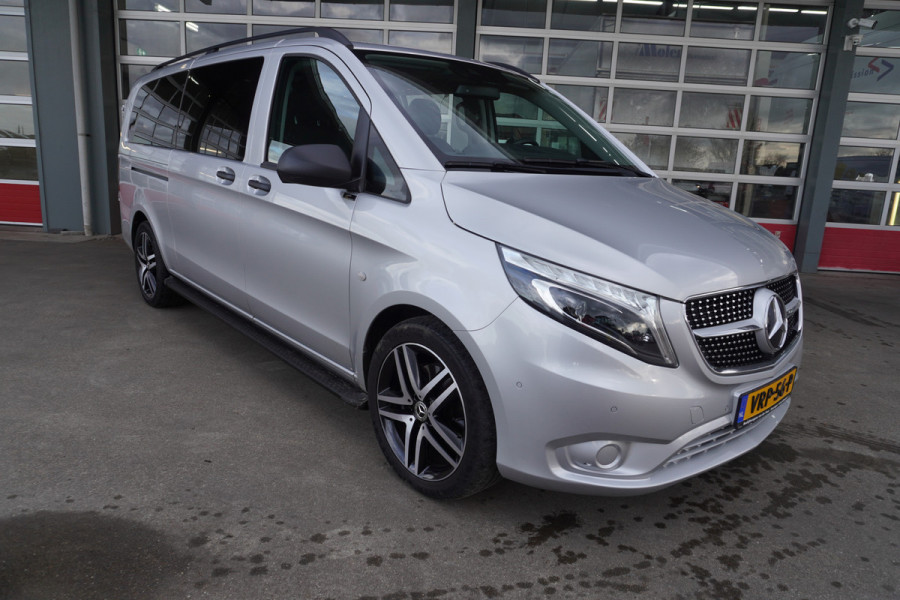 Mercedes-Benz Vito 124 CDI 237PK Extra Lang Tourer Select Dubbelcabine Schuifdeur L + R Automaat Nr. V110 | Climate/ Cruise/ Navi/Camera/Alarm/ Diamond grille