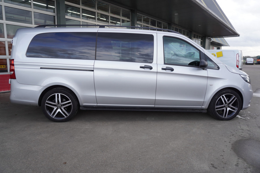 Mercedes-Benz Vito 124 CDI 237PK Extra Lang Tourer Select Dubbelcabine Schuifdeur L + R Automaat Nr. V110 | Climate/ Cruise/ Navi/Camera/Alarm/ Diamond grille
