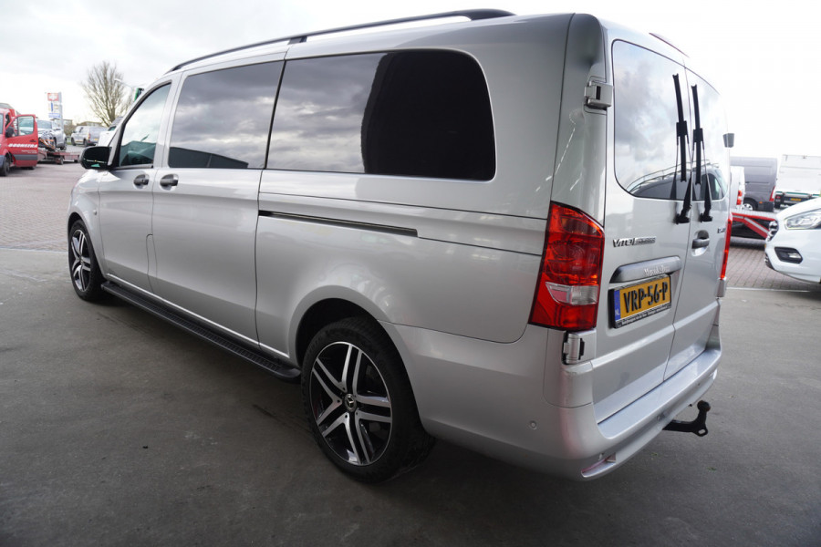 Mercedes-Benz Vito 124 CDI 237PK Extra Lang Tourer Select Dubbelcabine Schuifdeur L + R Automaat Nr. V110 | Climate/ Cruise/ Navi/Camera/Alarm/ Diamond grille