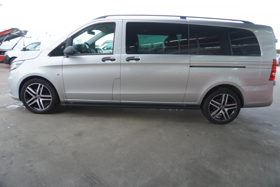 Mercedes-Benz Vito 124 CDI 237PK Extra Lang Tourer Select Dubbelcabine Schuifdeur L + R Automaat Nr. V110 | Climate/ Cruise/ Navi/Camera/Alarm/ Diamond grille