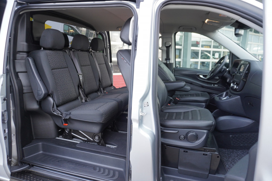 Mercedes-Benz Vito 124 CDI 237PK Extra Lang Tourer Select Dubbelcabine Schuifdeur L + R Automaat Nr. V110 | Climate/ Cruise/ Navi/Camera/Alarm/ Diamond grille