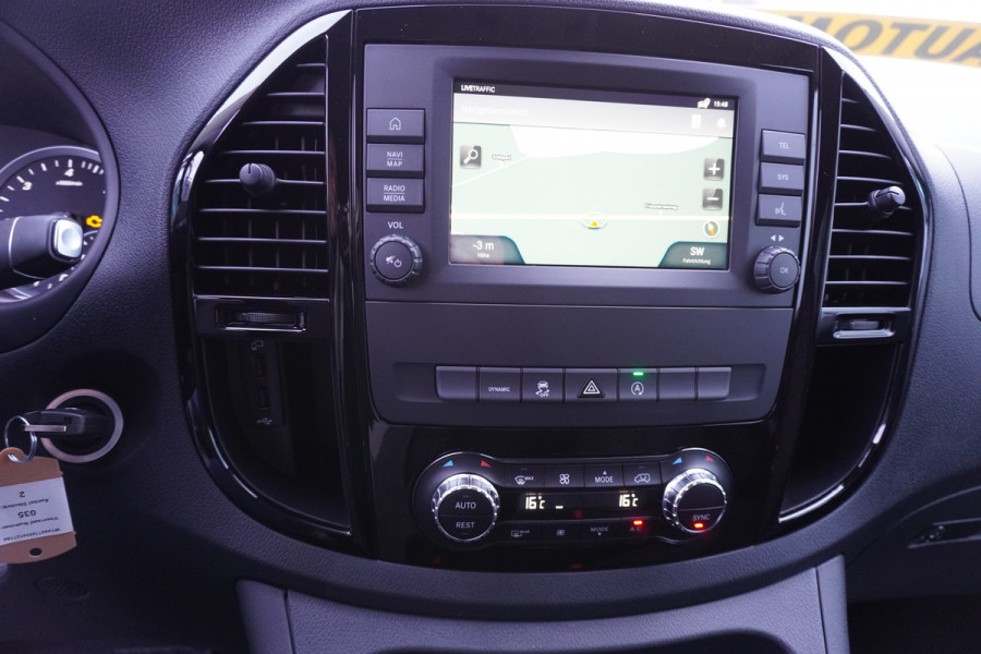 Mercedes-Benz Vito 124 CDI 237PK Extra Lang Tourer Select Dubbelcabine Schuifdeur L + R Automaat Nr. V110 | Climate/ Cruise/ Navi/Camera/Alarm/ Diamond grille