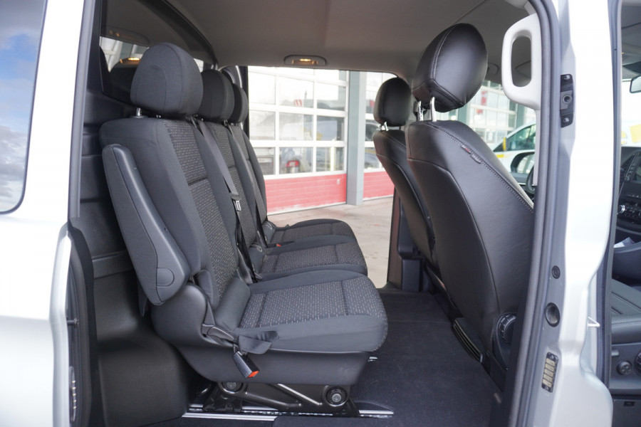 Mercedes-Benz Vito 124 CDI 237PK Extra Lang Tourer Select Dubbelcabine Schuifdeur L + R Automaat Nr. V110 | Climate/ Cruise/ Navi/Camera/Alarm/ Diamond grille