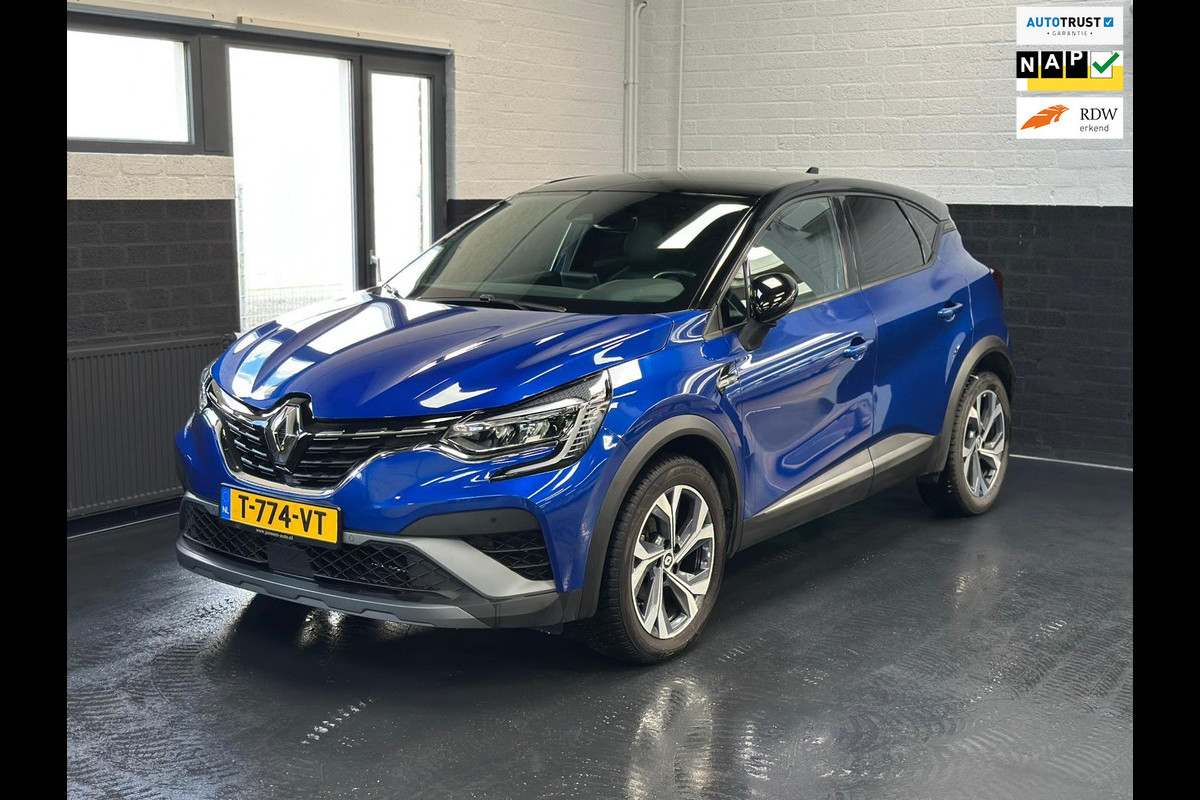 Renault Captur 1.3 Mild Hybrid 160 R.S. Line, Vol opties, Led, Camera, Bose, 1/2 leder, DAB, Navi, Carplay, nieuwstaat