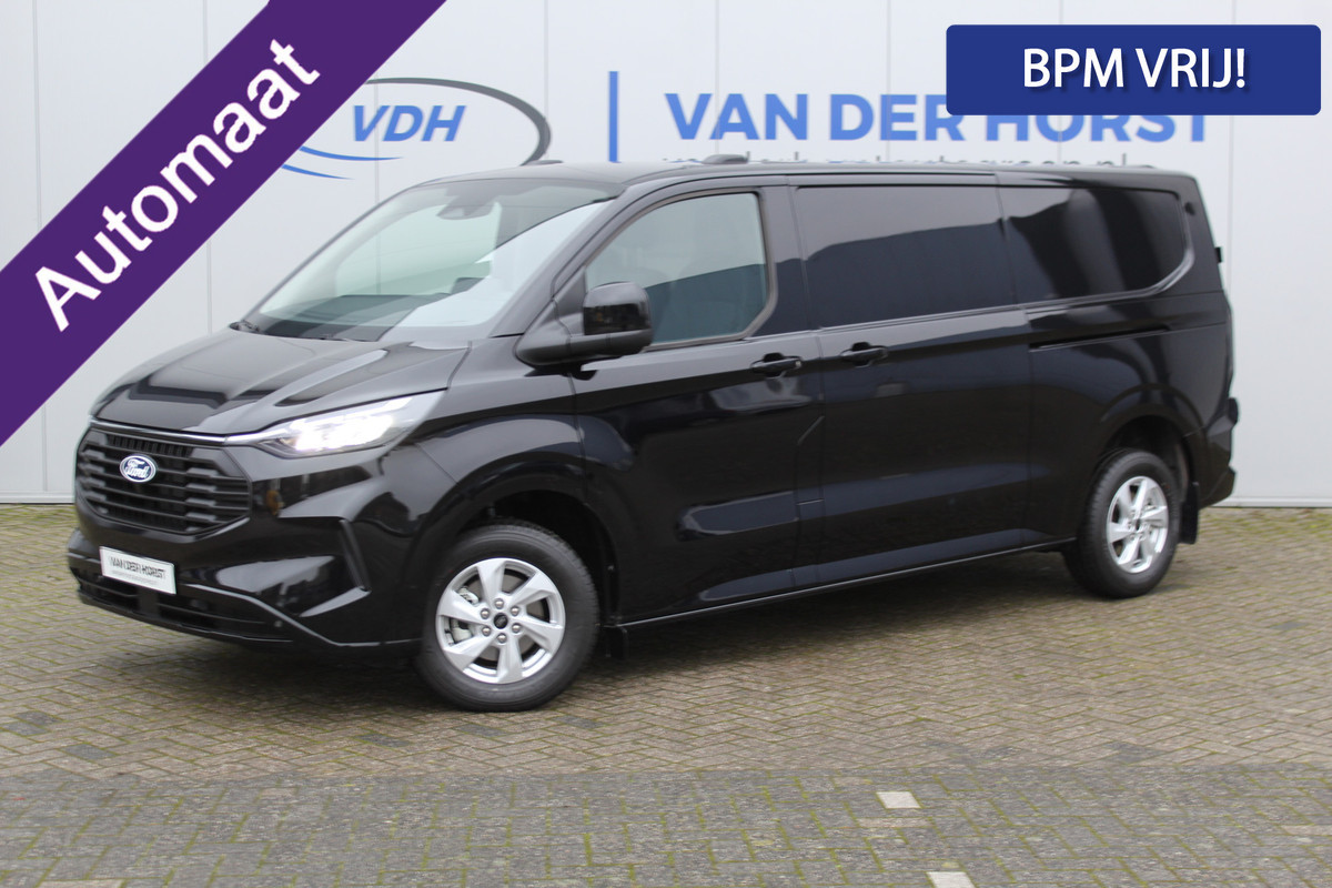 Ford Transit Custom 320 2.0-170 PK EcoBlue L2H1 Limited L+R Zijschuifdeur AUTOMAAT !