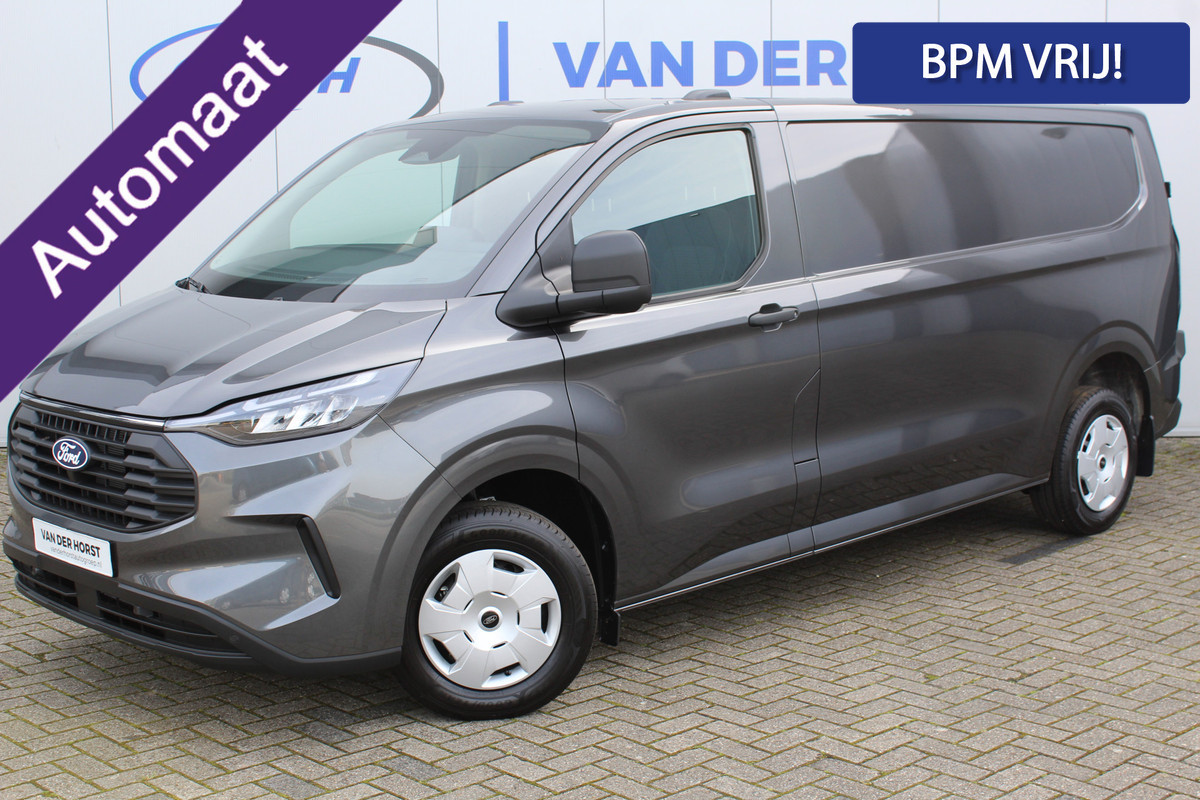 Ford Transit Custom 320 2.0-136pk TDCI L2H1 ´Trend´ AUTOMAAT ! Overtuig u van de rijkwaliteiten van dit nieuwe model Ford Transit Custom i.c.m. automatische versn. bak. Camera, LED koplampen, Cruise Control, Aut. Airco, App Connect, Winterpack