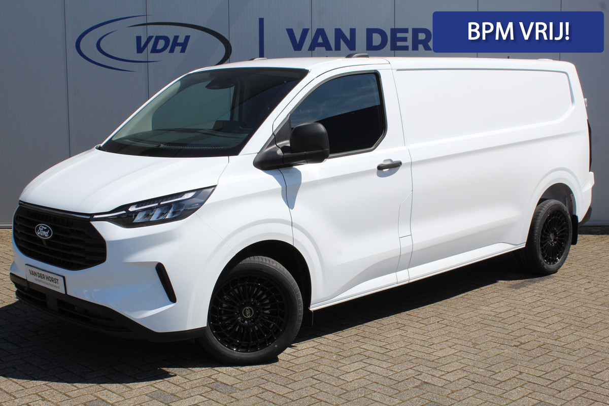 Ford Transit Custom 300 2.0-136pk EcoBlue L2H1 Trend. Overtuig u van de kwaliteiten van dit nieuwe model Ford Transit Custom ! Camera, LED koplampen, Cruise Control, Aut. Airco, App Connect, Winterpack.