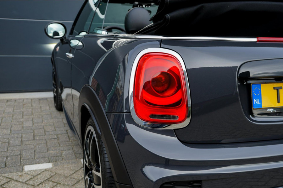 MINI Cabrio 2.0 John Cooper Works, vol-opties! Head-up, Camera + Parkeer Sensoren, Harman Kardon HiFi, Navi prof.