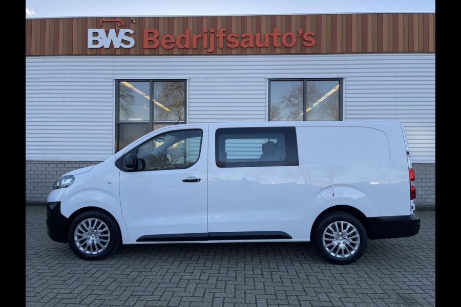 Opel Vivaro 2.0 CDTI 150pk L3H1 / DC 5 persoons / BPM vrij / vaste prijs rijklaar € 19.950 ex btw / lease vanaf € 366 / airco / cruise / stoelverwarming / pdc voor en achter !