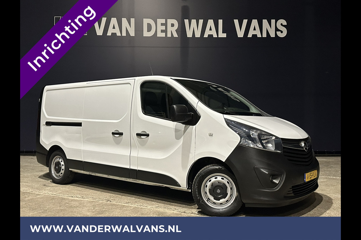 Opel Vivaro 1.6 CDTI 126pk L2H1 inrichting Euro6 Airco | Navigatie | Camera | Trekhaak Parkeersensoren, LED, Cruisecontrol, Bijrijdersbank