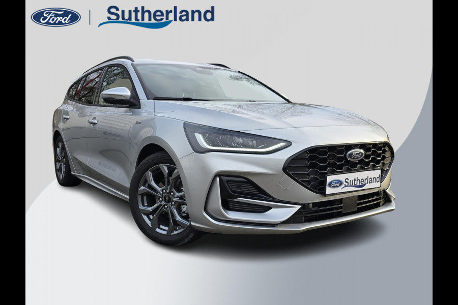 Ford Focus 1.0 EcoBoost Hybrid ST Line Wagon 155pk Automaat SCI | April leverbaar | Winter Pack | Moondust Silver | 12.3 inch personaliseerbare Digital Cockpit | Achteruitrijcamera | Draadloos opladen mobiele telefoon | Ford Keyless Entry