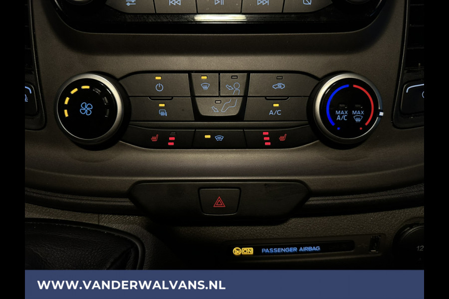 Ford Transit Custom 2.0 TDCI L1H1 Fabrieksgarantie Euro6 Airco | Navigatie | Camera | LED | Cruisecontrol Parkeersensoren, Verwarmde voorruit, Stoelverwarming, Bijrijdersbank