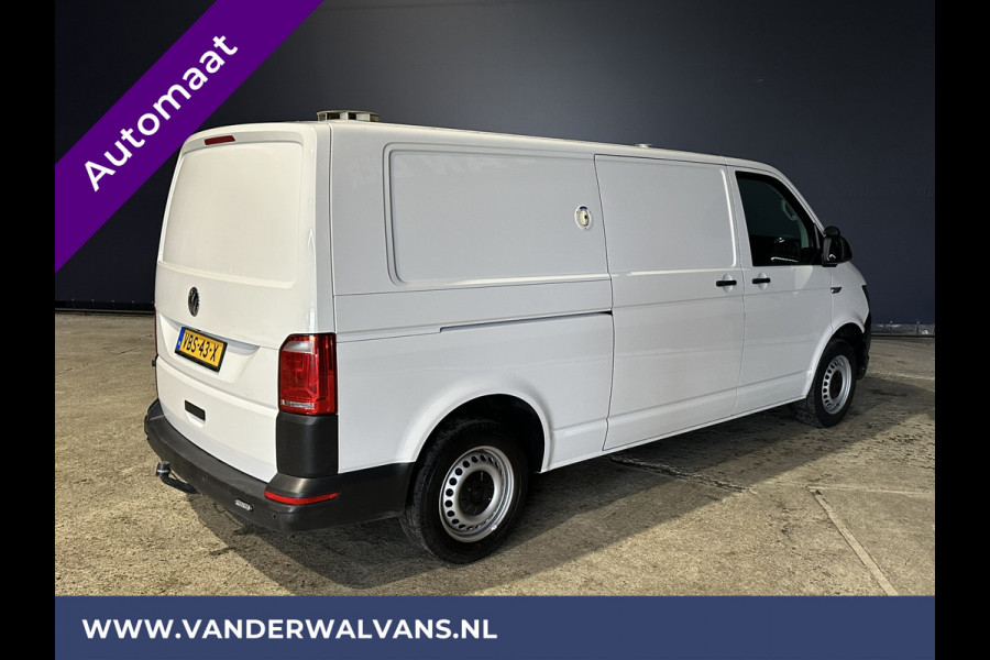 Volkswagen Transporter 2.0 TDI 150pk Automaat L2H1 Euro6 Airco | 2x zijdeur | Omvormer | Camera | Navigatie Apple Carplay, Android Auto, Cruisecontrol, Trekhaak, Parkeersensoren, Achterklep