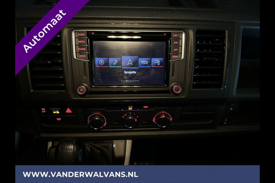 Volkswagen Transporter 2.0 TDI 150pk Automaat L2H1 Euro6 Airco | 2x zijdeur | Omvormer | Camera | Navigatie Apple Carplay, Android Auto, Cruisecontrol, Trekhaak, Parkeersensoren, Achterklep