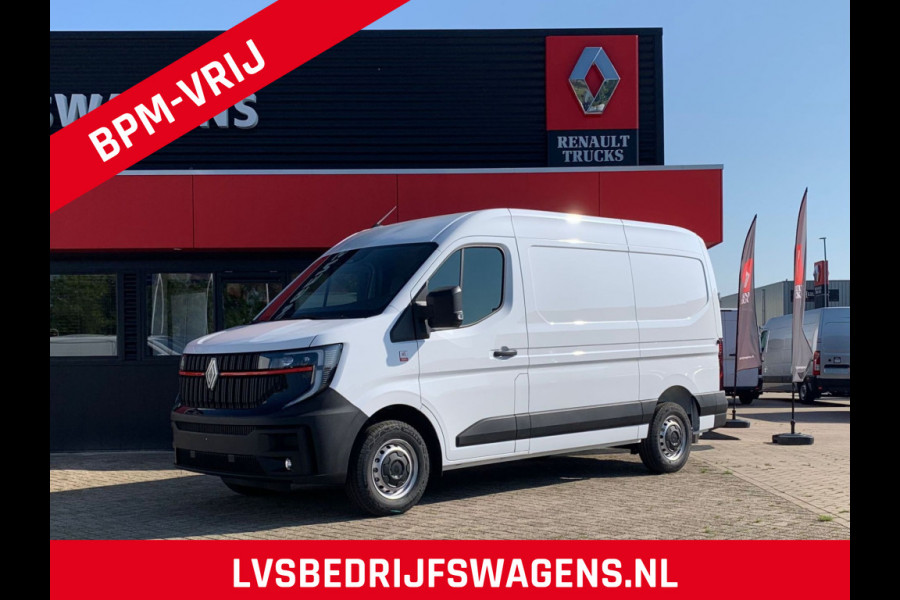 Renault Master T35 2.0 dCi 150 PK L2H2 Dubbele schuifdeuren, Nieuw model, Camera, Trekhaak, Apple carplay