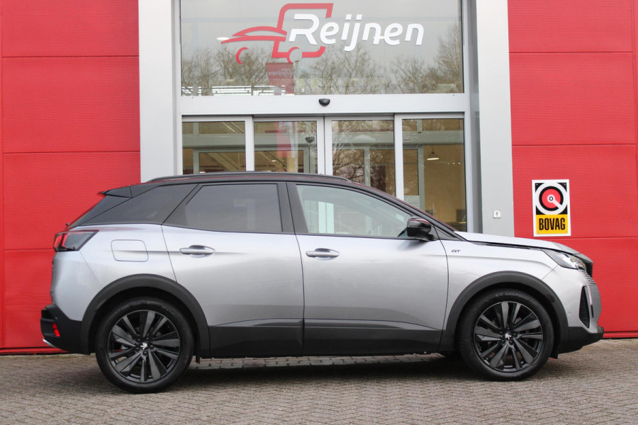 Peugeot 3008 1.2 Hybrid 136PK AUTOMAAT GT PACK BUSINESS | PANORAMISCH SCHUIF/KANTELDAK | FOCAL AUDIO SYSTEM | ELEKTRISCH VERSTELBARE VOORSTOEL MET GEHEUGENFUNCTIE | FULL LED KOPLAMPEN | DODEHOEK DETECTIE | STOEL VERWARMING | MASSAGE STOELEN | ELEKTRISCH BEDIENBARE ACHTERKLEP | ADAPTIVE CRUISE CONTROL | 360° CAMERA | BLACK PACK | KEYLESS ENTRY | NAVIGATIE | KEYLESS ENTRY/START | APPLE CARPLAY/ANDROID AUTO |