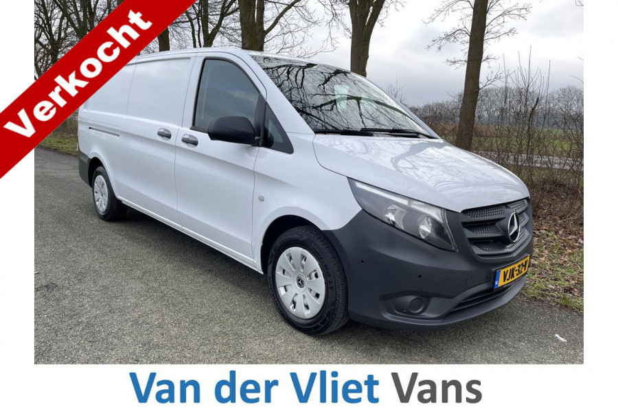 Mercedes-Benz Vito 116 CDI 164pk E6 XL BPM Vrij! Lease €325 p/m, Airco, Navi+Camera, Trekhaak, Inrichting, PDC, Onderhoudshistorie aanwezig