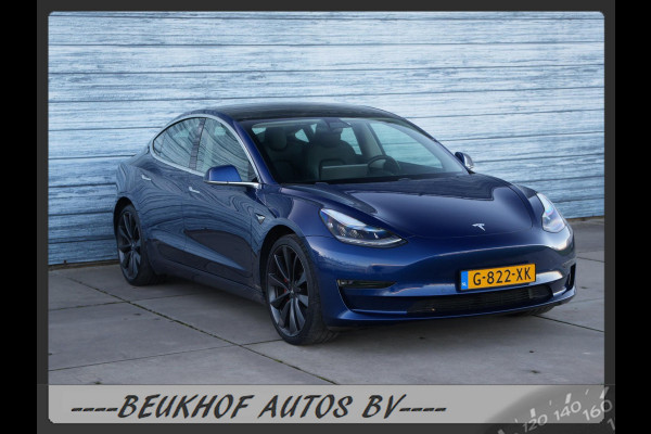 Tesla Model 3 Performance AWD 75 kWh 20inch 462Pk Full Fsd