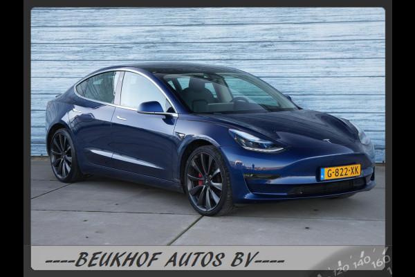 Tesla Model 3 Performance AWD 75 kWh 20inch 462Pk Full Fsd