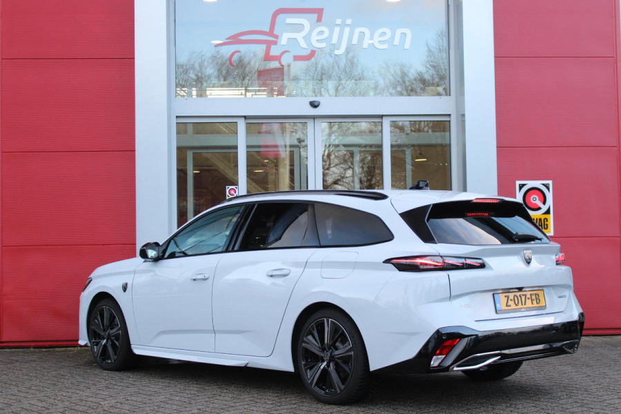 Peugeot 308 SW 1.6 PHEV 180PK GT PACK BUSINESS | ELEKTRISCHE STOEL MET GEHEUGEN FUNCTIE | STOEL VERWARMING | ELEKTRISCHE ACHTERKLEP | 360° CAMERA | KEYLESS ENTRY/START | ADAPTIVE CRUISE CONTROL | 19" LICHTMETALEN VELGEN | DRAADLOZE TELEFOONLADER | DRAADLOZE APPLE CARPLAY/ANDROID AUTO | NAVIGATIE | ALCANTARA BEKLEDING | DAB+ RADIO | DODEHOEK DETECTIE |