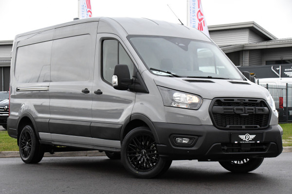 Ford Transit 350 2.0 TDCI L3H2 Raptor Edition Camera, Cruise, Carplay, Automaat, 130PK, Sensoren, Multimedia, UNIEK!