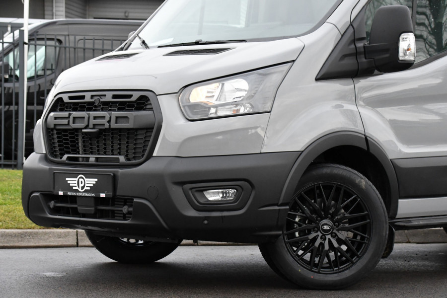 Ford Transit 350 2.0 TDCI L3H2 Raptor Edition Camera, Cruise, Carplay, Automaat, 130PK, Sensoren, Multimedia, UNIEK!