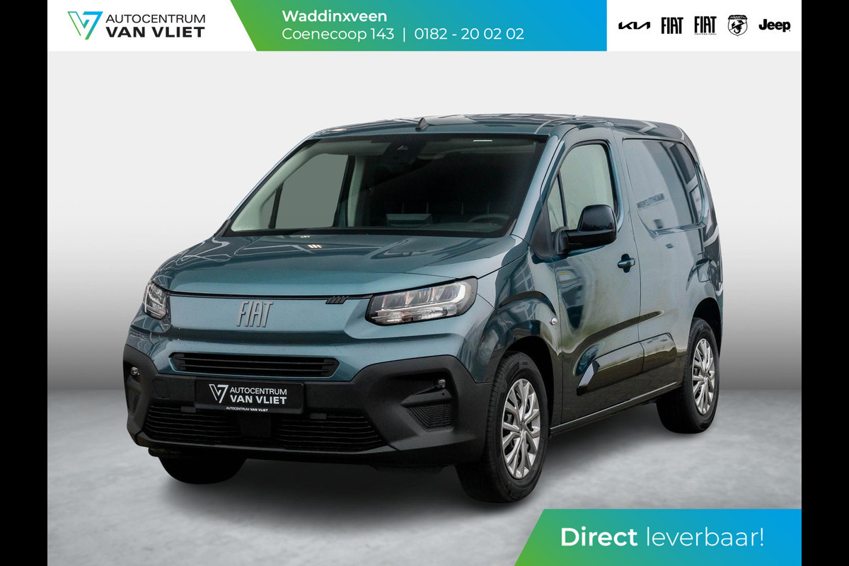 Fiat E-Doblò 136 L1 50 kWh | Uit voorraad | Pack Look, Acces&Go, Comfort, Driver Assist | Laadruimte afw. | 16" | Navi | 3-Zitpl.