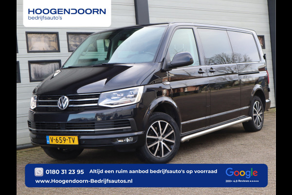 Volkswagen Transporter 2.0 TDI 150pk Euro 6 Automaat L2 Lang DC 5 Pers. - 2x Schuifdr - Navi - Trekhaak