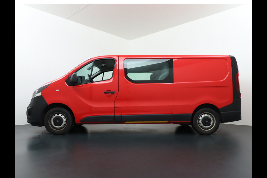 Opel Vivaro D126pk D.C. L2H1 Dubbele Cabine 5 Pers. Trekhaak Airco Navi Camera CruiseControl Pdc Bluetooth Licht-Regensensor 1.6CDTI DC Betonplex vloer Wandbetimmering Sport EcoFlex 1e Eigenaar Euro 6 2.000kg Trekgewicht