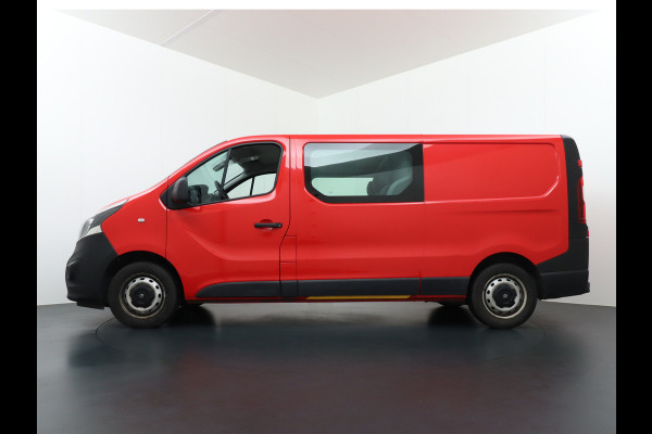 Opel Vivaro D126pk D.C. L2H1 Dubbele Cabine 5 Pers. Trekhaak Airco Navi Camera CruiseControl Pdc Bluetooth Licht-Regensensor 1.6CDTI DC Betonplex vloer Wandbetimmering Sport EcoFlex 1e Eigenaar Euro 6 2.000kg Trekgewicht