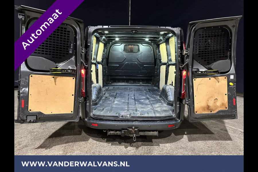 Ford Transit Custom 2.0TDCI 130pk Automaat L1H1 Euro6 Airco | 2x zijdeur | Trekhaak | LM velgen Cruisecontrol, Parkeersensoren, Dakdragers, Verwarmde voorruit, Bijrijdersbank