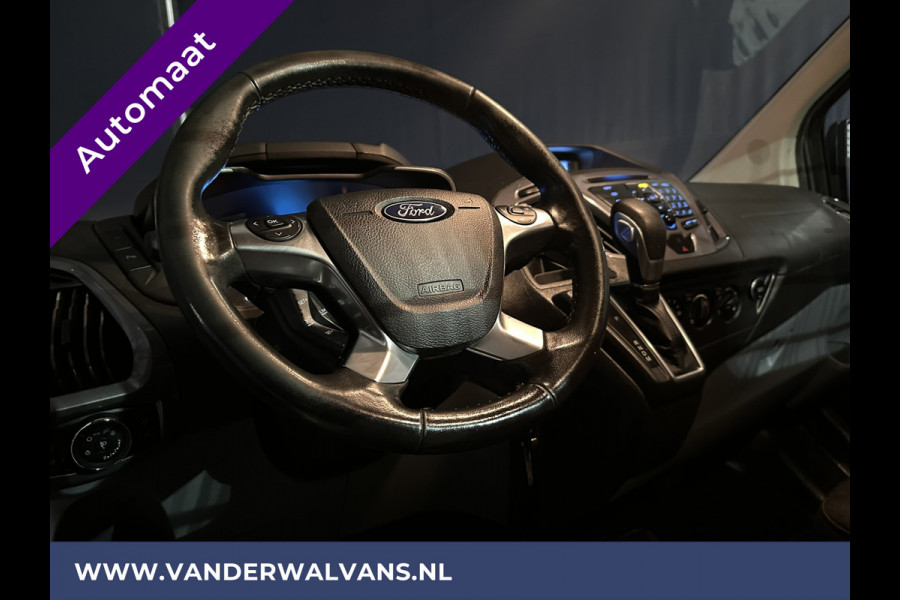 Ford Transit Custom 2.0TDCI 130pk Automaat L1H1 Euro6 Airco | 2x zijdeur | Trekhaak | LM velgen Cruisecontrol, Parkeersensoren, Dakdragers, Verwarmde voorruit, Bijrijdersbank